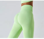 Load image into Gallery viewer, Seamless High Waist Leggings Moisture Wicking Contour