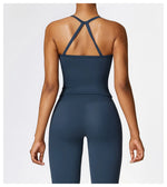 Load image into Gallery viewer, Strappy Breathable Push Up Performance Elite Sports Bra