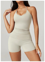 Load image into Gallery viewer, Ultra Light Weight Hanging Neck Sports Bra Breathable