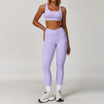 Load image into Gallery viewer, Premium Performance Knit Yoga Set With Contoured Leggings
