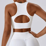 Load image into Gallery viewer, Ribbed Contour Ultra Breathable Premium Sports Bra Chest Pads