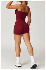 Load image into Gallery viewer, Performance Contour Seamless Two Piece Yoga Bra Set Nylon