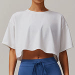 Load image into Gallery viewer, Moisture Wicking Luxe Contour Yoga Top Short Sleeve