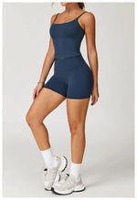 Load image into Gallery viewer, Performance Contour Seamless Two Piece Yoga Bra Set Nylon