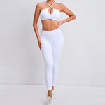 Load image into Gallery viewer, Two Piece Ribbed Seamless Studio Yoga Set Cross Back