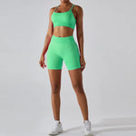 Load image into Gallery viewer, Seamless Contour 2 Piece Sculpted Yoga Wear Breathable