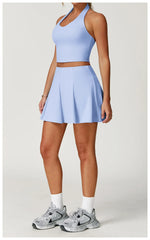 Load image into Gallery viewer, Luxurious Contouring Seamless Halter Set Performance