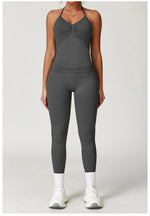 Load image into Gallery viewer, Two Piece Yoga Set Seamless Contour Performance Wear