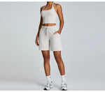 Load image into Gallery viewer, Feather Light Bra Interlocking Open Back Halter Contour