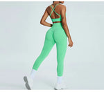 Load image into Gallery viewer, Seamless High Waist Leggings Moisture Wicking Contour