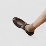 Load image into Gallery viewer, Women's Mary Jane Shoes Buckle Strap Round Toe Flat Style