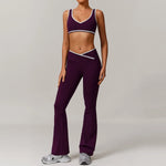 Load image into Gallery viewer, Breathable Two Piece Performance Yoga Set Contour Leggings