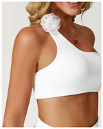 Load image into Gallery viewer, One Shoulder Seamless Contour Sports Bra Performance
