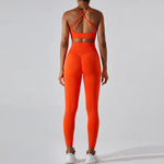 Load image into Gallery viewer, Seamless Performance Wear Set With High Waist Leggings