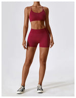 Load image into Gallery viewer, Elevated Contour Seamless Premium Yoga Shorts Nylon