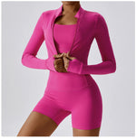 Load image into Gallery viewer, Three Piece Breathable Yoga Tracksuit Pro For Performance