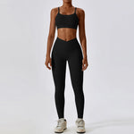 Load image into Gallery viewer, Seamless Contouring 2 Piece Yoga Set Performance Pro