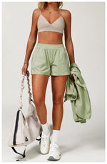 Load image into Gallery viewer, High Waist Contour Performance Yoga Shorts Nylon Spandex