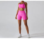 Load image into Gallery viewer, Seamless Contour 2 Piece Sculpted Yoga Wear Breathable