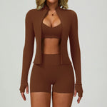 Load image into Gallery viewer, Lux Contoured Seamless Yoga Set