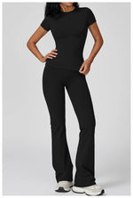 Load image into Gallery viewer, 2 Piece Seamless Yoga Set Performance Leggings Luxe