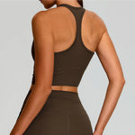 Load image into Gallery viewer, High Impact Ribbed Contour Sport Bra Breathable For Running