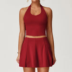 Load image into Gallery viewer, Luxurious Contouring Seamless Halter Set Performance