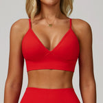 Load image into Gallery viewer, Breathable Shockproof Sports Bra With Adjustable Straps