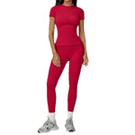 Load image into Gallery viewer, 2 Piece Seamless Yoga Set Performance Leggings Luxe