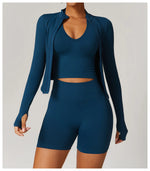 Load image into Gallery viewer, Seamless Contour Performance Fabric Two Piece Yoga Set