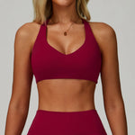 Load image into Gallery viewer, Contoured Breathable High Support Seamless Sports Bra
