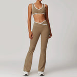 Load image into Gallery viewer, 2 Piece Sculpted Contour High Waist Set Performance Fabric
