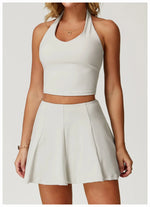 Load image into Gallery viewer, Halter Seamless Yoga Bra Vest with High Performance Fabric