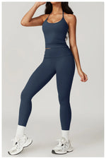 Load image into Gallery viewer, Ultra Light Weight Hanging Neck Sports Bra Breathable