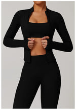 Load image into Gallery viewer, Premium Breathable Long Sleeve Performance Gym Top Nylon
