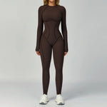 Load image into Gallery viewer, Seamless Contour Yoga Tracksuit Set Performance Wear