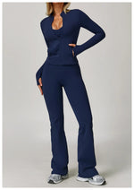 Load image into Gallery viewer, Two Piece Yoga Contour Signature Performance Activewear Set