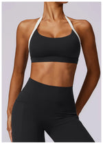 Load image into Gallery viewer, Contoured Halter Breathable Sport Bra Quick Dry Lift