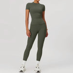 Load image into Gallery viewer, Two Piece Contoured Athleisure Set