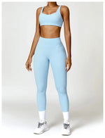 Load image into Gallery viewer, Contoured Padded Sling Seamless Sports Bra Quick Dry