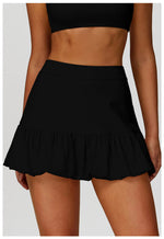 Load image into Gallery viewer, High Waist Tennis Skirt With Breathable Pockets Nylon