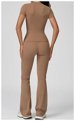 Load image into Gallery viewer, 2 Piece Seamless Yoga Set Performance Leggings Luxe