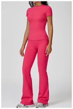 Load image into Gallery viewer, 2 Piece Seamless Yoga Set Performance Leggings Luxe