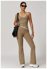 Load image into Gallery viewer, Seamless Contour Backless Sport Bra Top Nylon Spandex