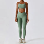 Load image into Gallery viewer, Seamless Contouring 2 Piece Yoga Set Performance Pro