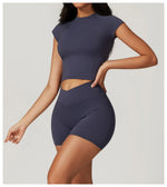 Load image into Gallery viewer, Breathable Seamless Studio Tee Nylon Knit For Running