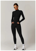 Load image into Gallery viewer, Seamless Contour Performance Yoga Ensemble