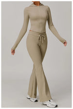 Load image into Gallery viewer, 2 Piece Contoured Performance Athleisure Set Nylon