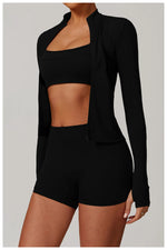 Load image into Gallery viewer, Premium Breathable Long Sleeve Performance Gym Top Nylon