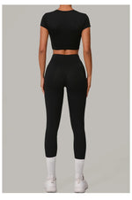 Load image into Gallery viewer, Luxurious Contour Performance Yoga Sculpt Set Silhouette